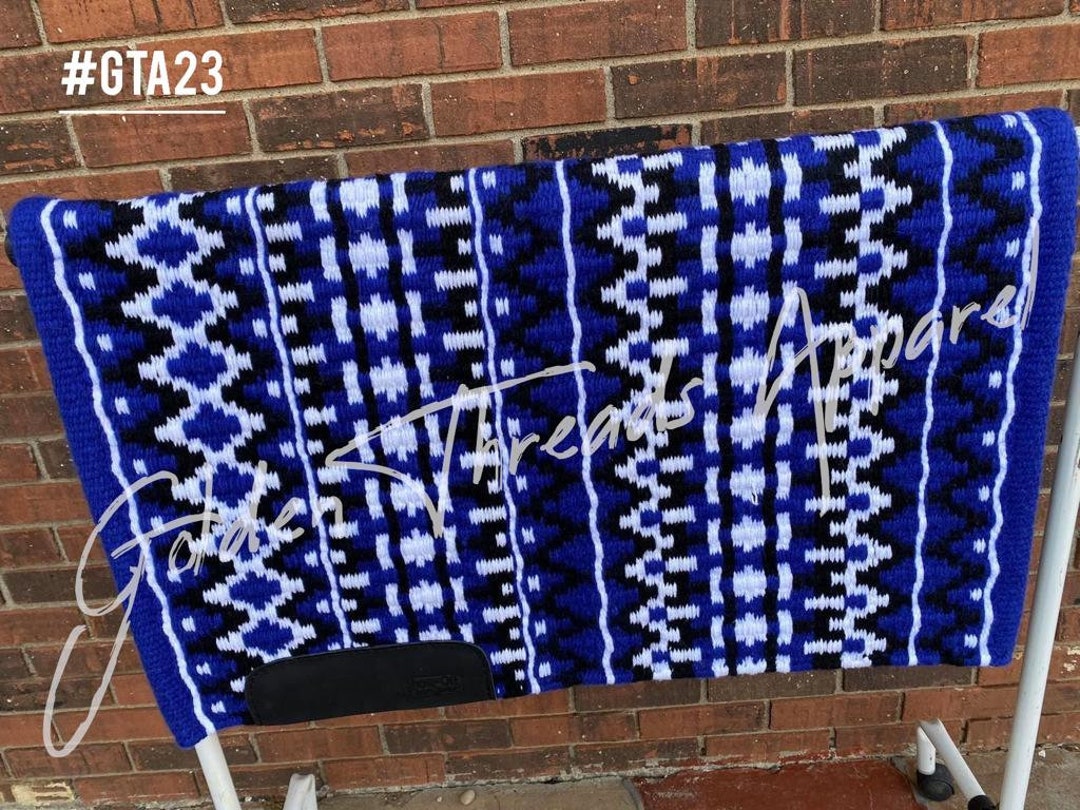 Western Saddle Blanket Saddle Pad Horse Show Life Ranch Etsy