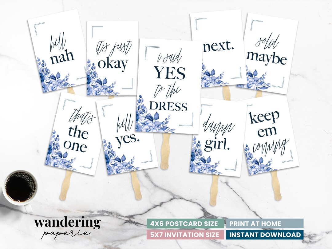 Wedding Dress Shopping, Say Yes to the Dress Signs, Wedding Dress