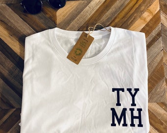 Tynemouth T Shirt, Tynemouth Tees, Tynemouth White T Shirt