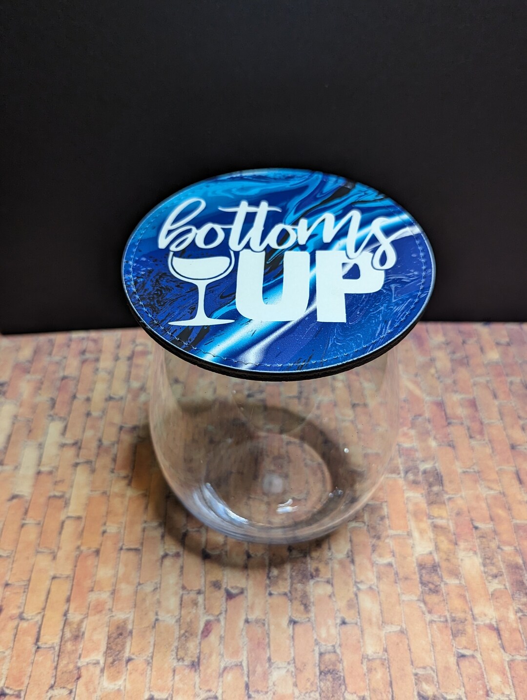 Wine Glass Cover/wine Tasting/wine Cover/coaster/wine Tumbler Etsy