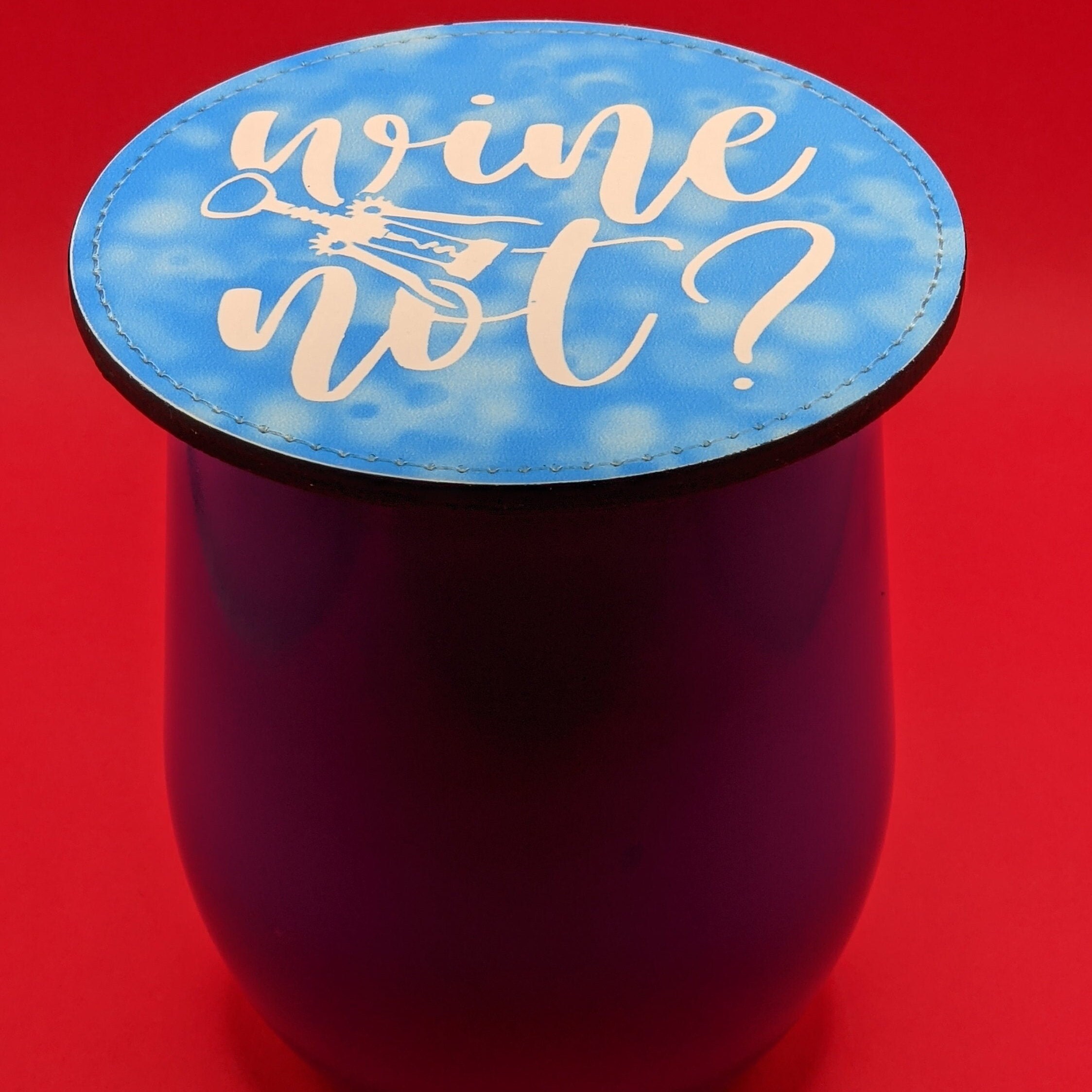 Wine Glass Cover/wine Tasting/wine Cover/coaster/wine Tumbler Etsy UK