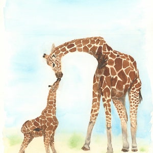 Giraffes Art Print (Proceeds Donated to Wildlife Conservation)