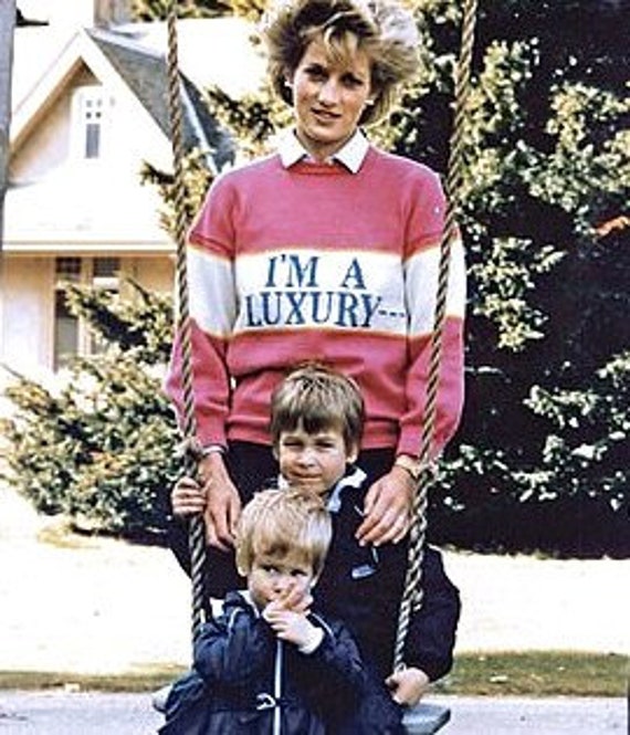 Vintage Knitting Pattern I'm a Luxury Few Can Afford Logo Sweater