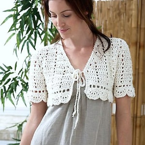 トップス vintage lace bolero Soft Pink Lace Shrug, Cover-up for Wedding, Convertible