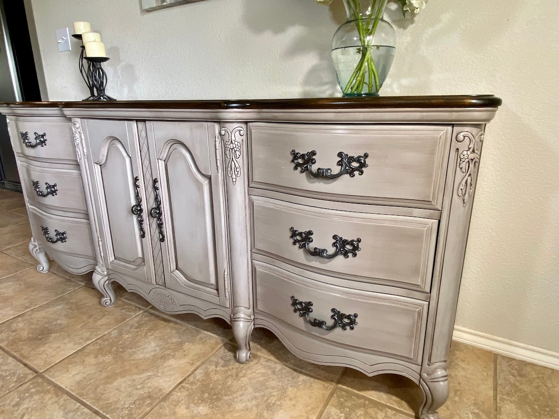 Sold Long French Provincial Dresser by BASSETT Custom Etsy