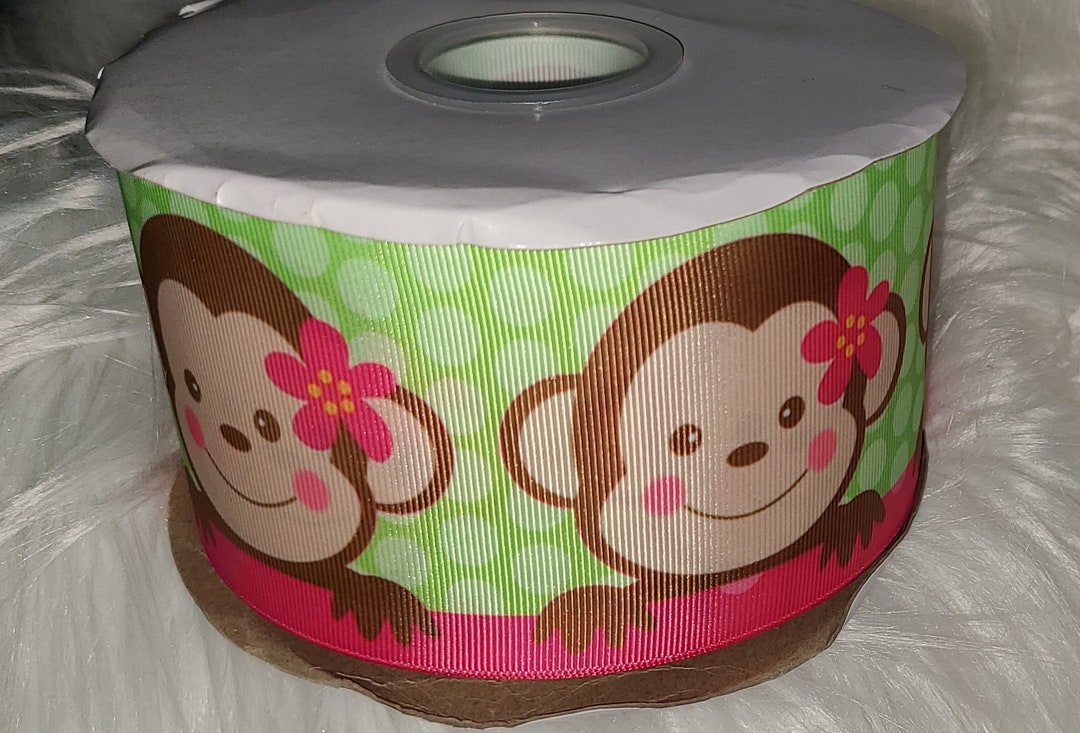 Monkey Ribbon - Etsy