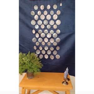 Capiz Shell Wall Art/Boho Decor/Beachy Capiz Curtain