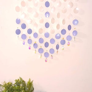 Capiz Shell and Crystal Wall Decor