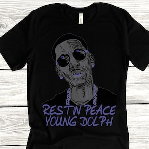 RIP Young Dolph Shirt Neon Rest In Peace Young Dolph Unisex Shirts RIP Dolph Tee Young Dolph Clothing RIP Young Dolph Memphis Legend Shirt