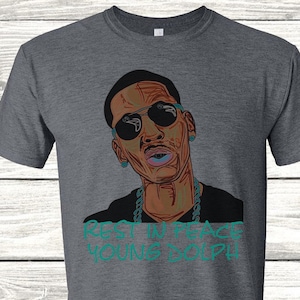 RIP Young Dolph Shirt Solar Rest In Peace Young Dolph Unisex Shirts RIP Dolph Tshirt Young Dolph Clothing Young Dolph RIP Shirt Memphis Tee