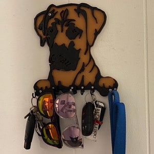 Hound Dog Keychain Leash Holder