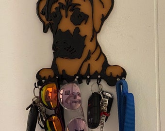 Hound Dog Keychain Leash Holder