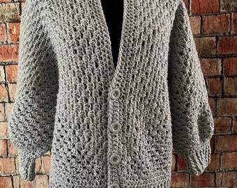 Sweaters - Grey with Silver Metallic Accent