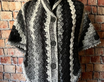 Mantón - Negro, Gris y Teniente Gris