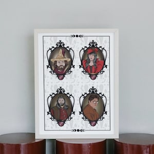 What We Do In The Shadows, Vampire Lovers A4 Print (Unframed)