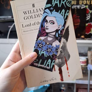 Jinks Paper Bookmark LOL/Arcane