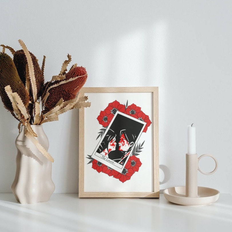 Demolition Lovers Tarot Card A4 Print (unframed) - Etsy