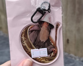 Gandalf Acrylic Keyring