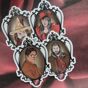 What We Do In The Shadows, Vampire Lovers Vinyl Covered Sticker Pack