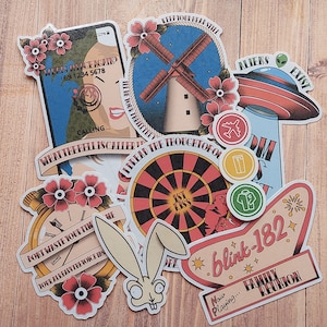 Stickers Blink 182 recouverts de vinyle