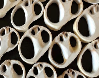 Center Sliced Nautica Moon Snail Shells 10 Cut Shells  1"-1 1/2" Craft Shell, Jewelry Shell, Decor