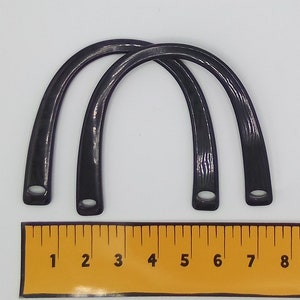 Black Plastic Handbag U Handles NEW DIY Handbag Designs image 1