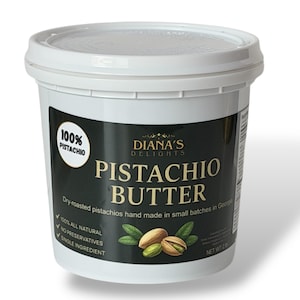 2 lb Bare Pistachio Butter - 100% California Pistachio in 1 quart bucket.