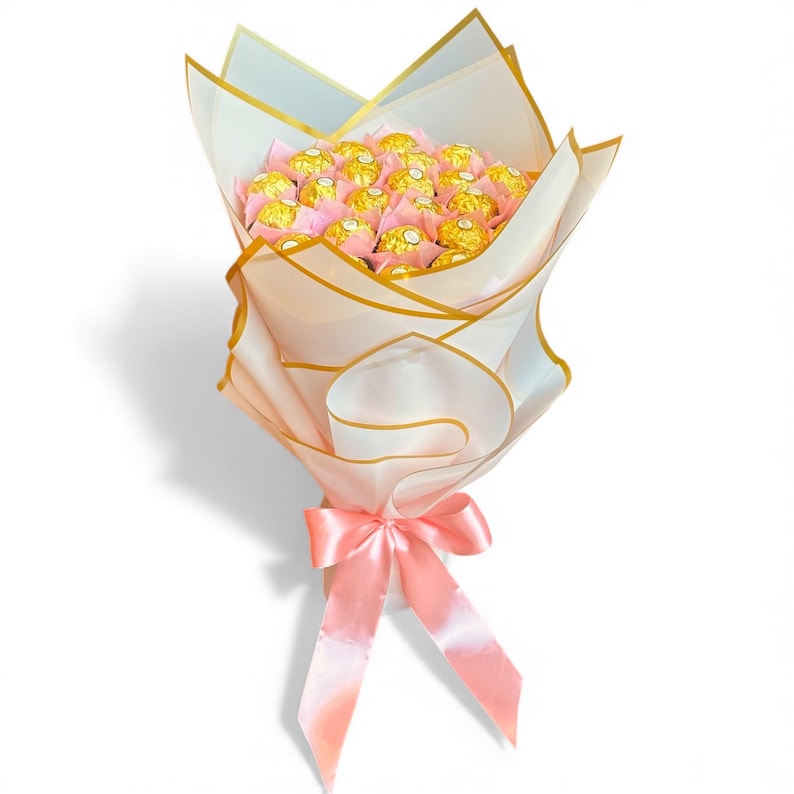 Ferrero Rocher Pink Elegant Bouquet image 1