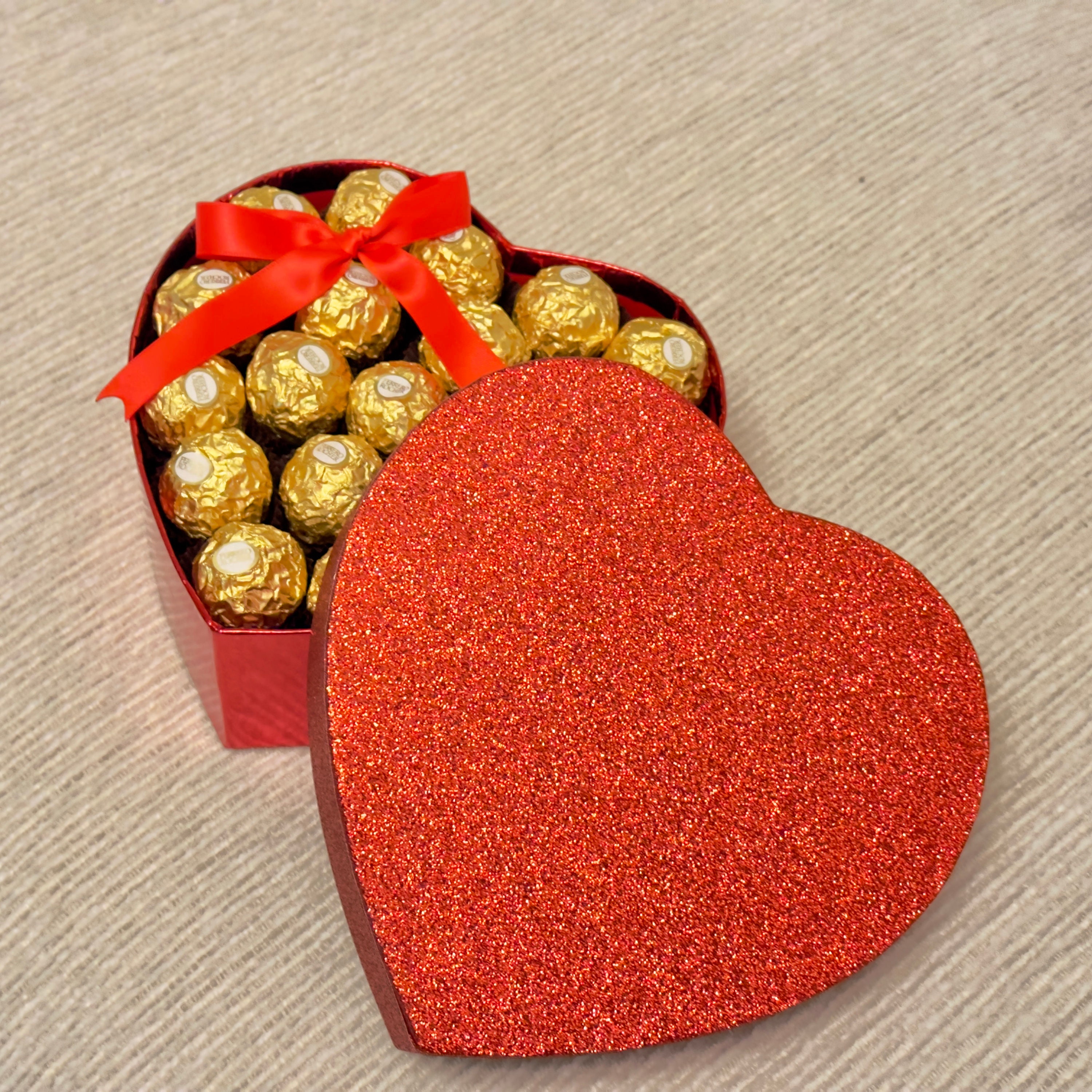 Heart Giftbox Chocolate Giftbox Ferrero Rocher Gift Valentines Day