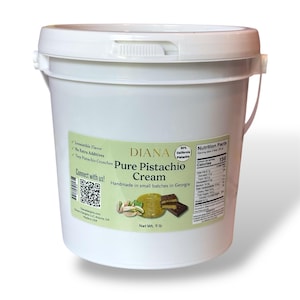 9 lb Pistachio Cream: 50% Pistachios, Dubai Chocolate Filling Pistachio Spread