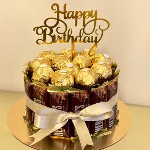 Personalized Chocolate Birthday Gift Box: Ferrero Rocher Candy Hamper