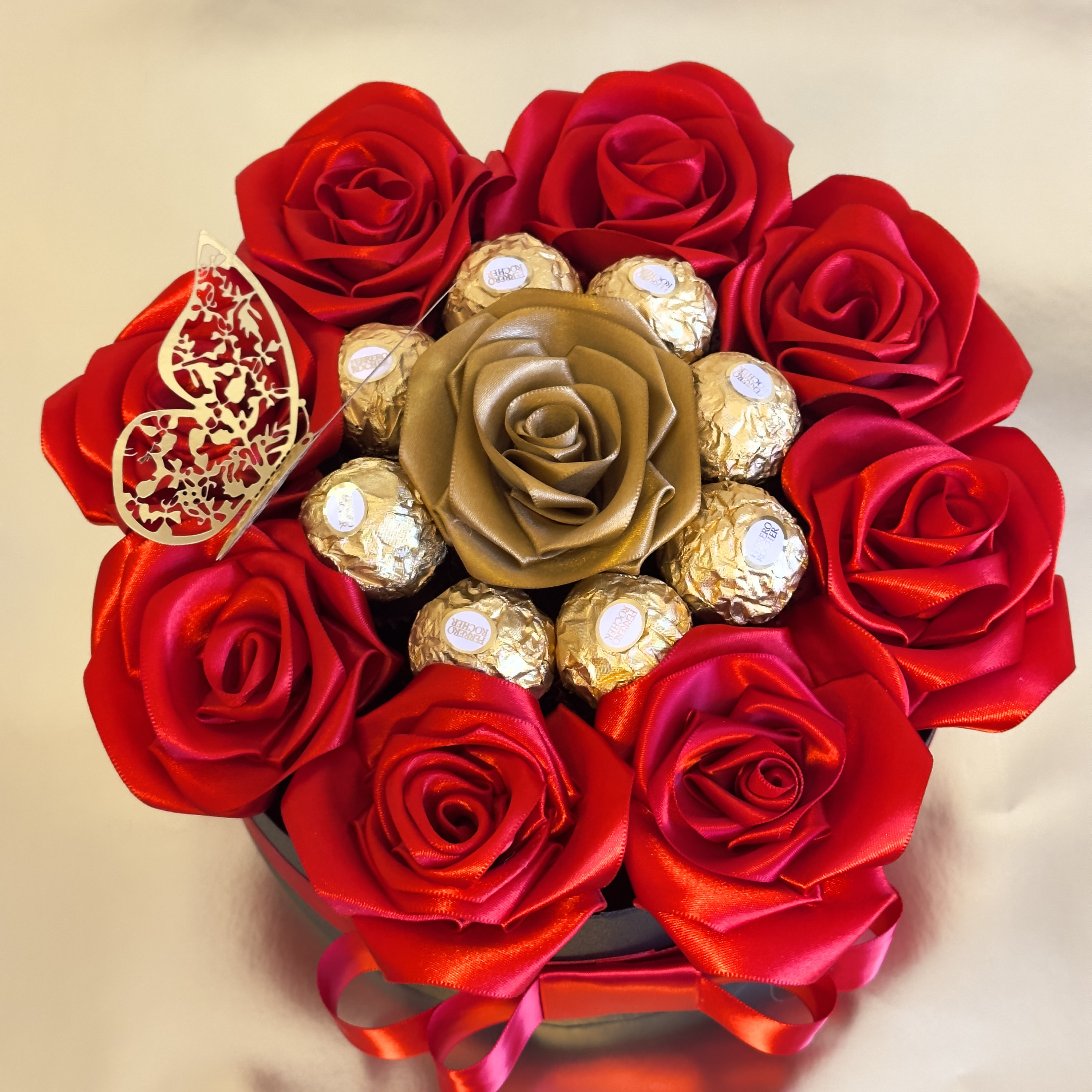 Silk Ribbon Roses. Flower Box. Satin Roses. Eternity Rose. Bouquets ...