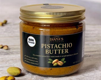 Bare Pistachio Butter - 100% California Pistachio.