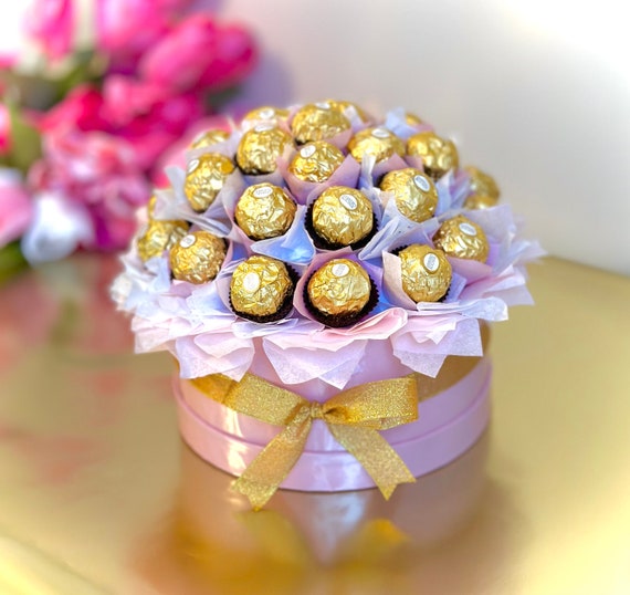 Bouquet chocolat Ferrero Rocher Cadeau personnalisé Anniversaire