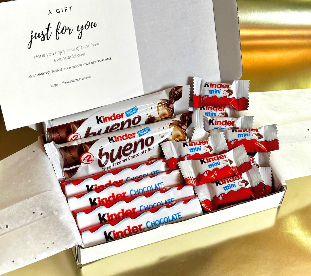 Kinder Chocolate Gift Box. Birthday Gift Candy Box Gift for Etsy