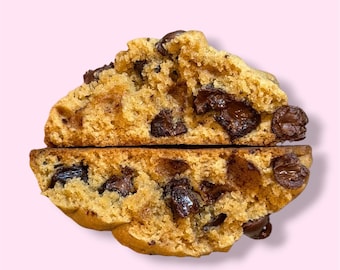 Soft, Thick Chocolate Chip Cookies | Freshly Baked Cookies | Gourmet Cookie Gift Box | Soft Chewy Cookies | Small Batch Dessert