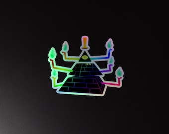 Gravity Falls Bill Cypher Holographic stickers