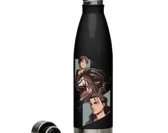 Attack on Titan Eren Yeager Stainless steel water bottle