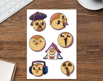 The Owl House Hooty Sticker sheet