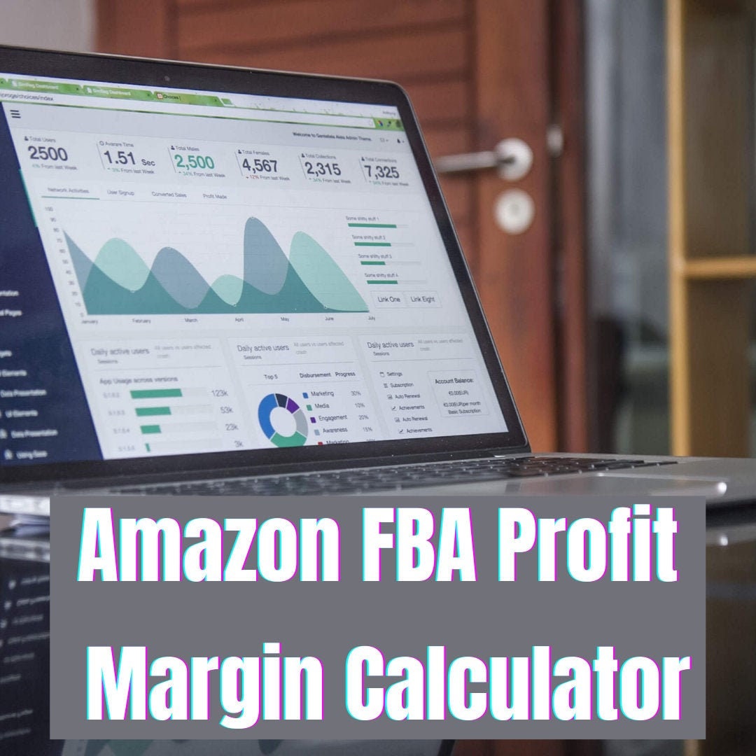 Excel Amazon FBA Profit Margin Calculator | Revenue Spreadsheet | Amazon FBA Profit Margin Calculator Template Excel