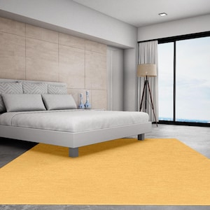 Topaz Yellow Color Hand Tufted Wool Area Rug, Carpets For Home,  Bedroom, Living Room, Custom Rug Any Room 5x8, 8x10 By New Design Rugs