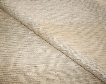 Natürlicher Jute-Hanfläufer In Weiß Mit Beige Streifen, Benutzerdefinierte Größe Jute-Hanf-Läufer