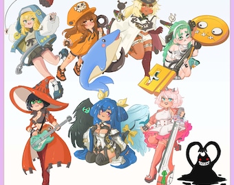 Guilty Gear Strive Vinyl Stickers