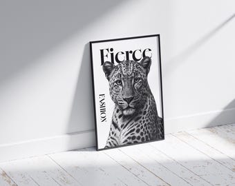 Leopard Print, High Fashion Art (Digital Download)