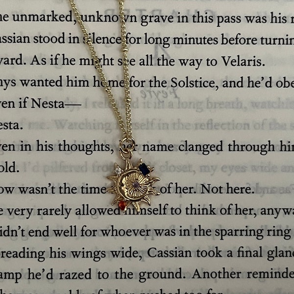 The Solstice Necklace • ACOTAR Inspired Jewelry | BookTok