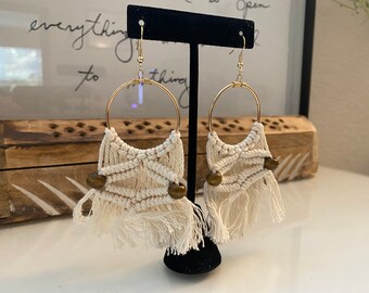 Fringe Tassel Earrings • Unique | Bohemian | Statement