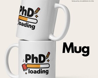 Taza de doctorado: divertida taza académica para estudiantes de doctorado