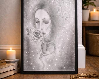 Mutter Natur - Mutter Erde - Mythologie - Kunst für die Wand
