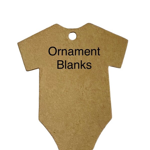 Baby Onesie Ornament Blanks