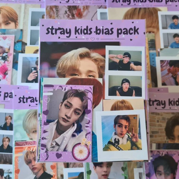 Stray Kids Photo Bias Pack | Prints Polaroids Polcos Filmstrips and more of your SKZ bias